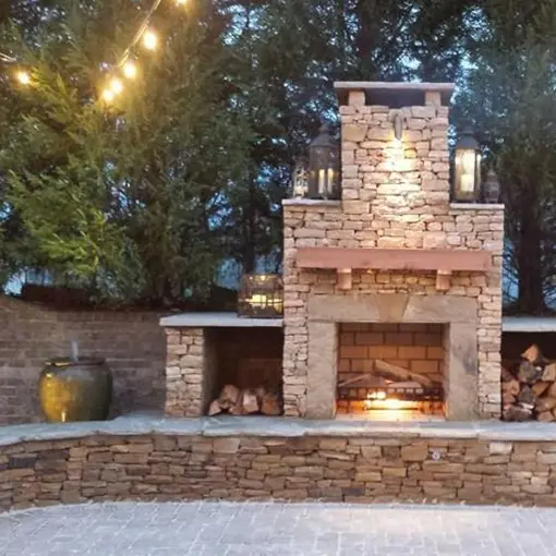 Outdoor Fireplace